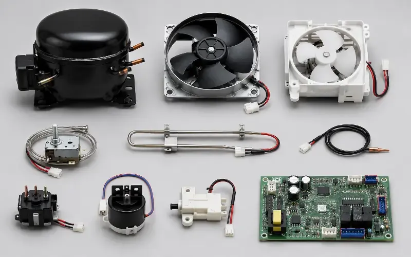 Components used in Kiriazi refrigerator repair